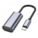  Перехідник Hoco UA21 Origin Type-C to VGA Metal Gray