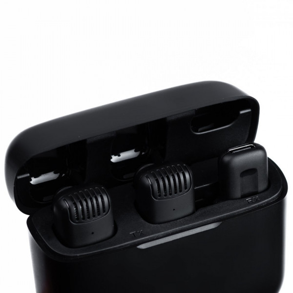  Петличний мікрофон бездротовий J13 Type-C Black