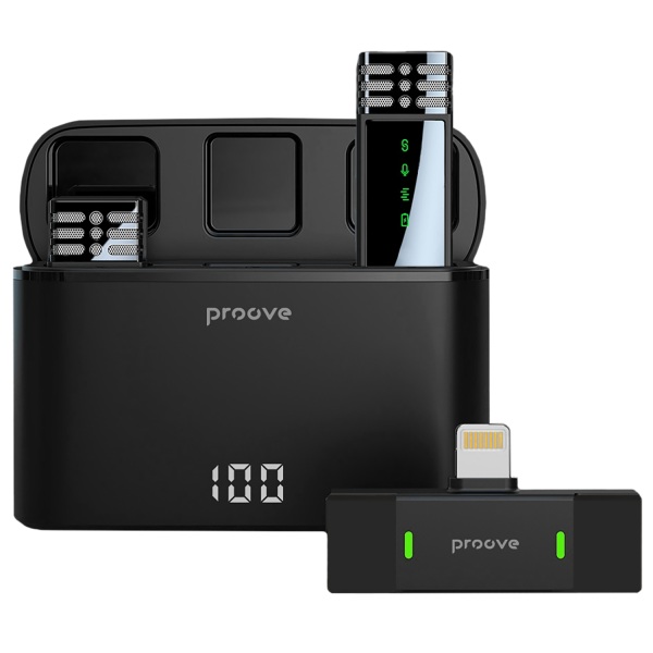  Петличный микрофон беспроводной Proove Record Lightning (PMRC00010102)