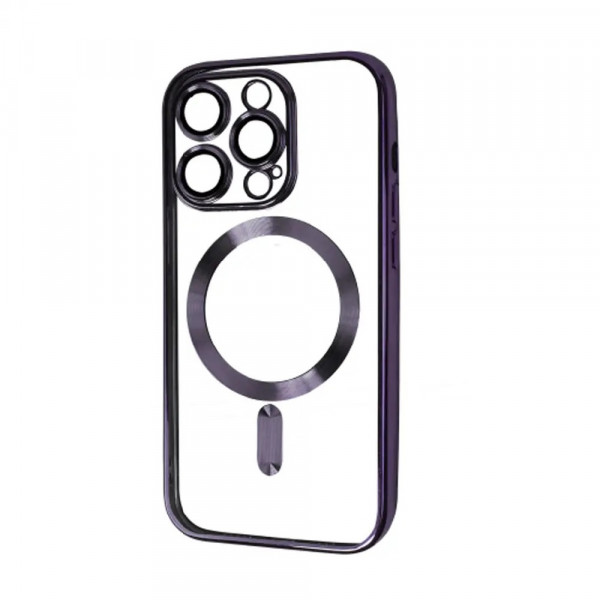  Прозорий чохол Chrome Case MagSafe для iPhone 12 Pro Deep Purple