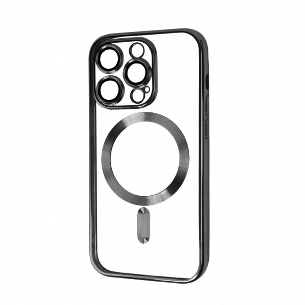 Прозорий чохол Chrome Case MagSafe для iPhone 14 Pro Black