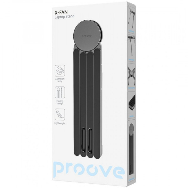  Підставка для ноутбука Proove X-Fan Silver (LSXF00000104)