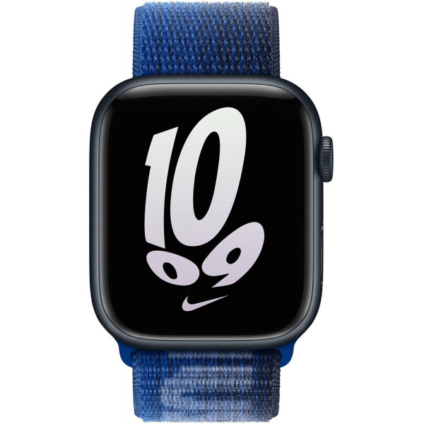  Ремінець Apple Watch 45mm Game Royal/Midnight Navy Nike Sport Loop