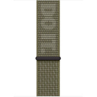 Ремінець Apple Watch 45mm Sequoia/Pure Platinum Nike Sport Loop