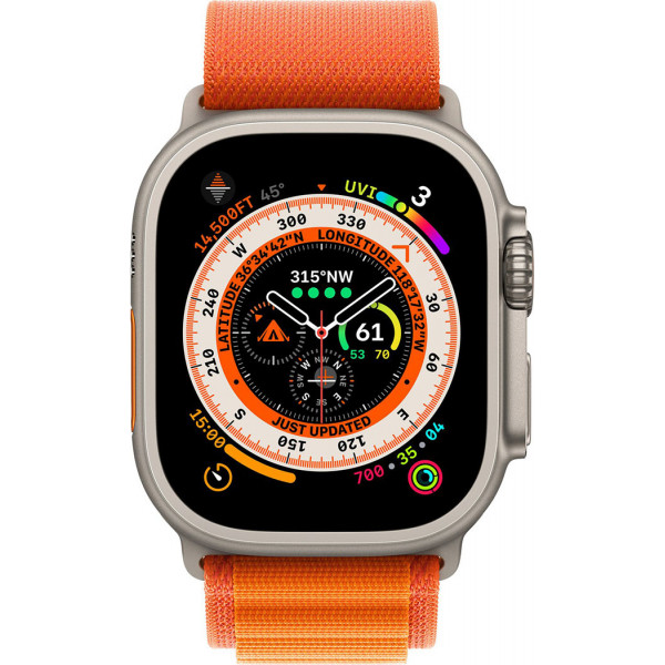  Ремінець Apple Watch 49mm Orange Alpine Loop – Medium