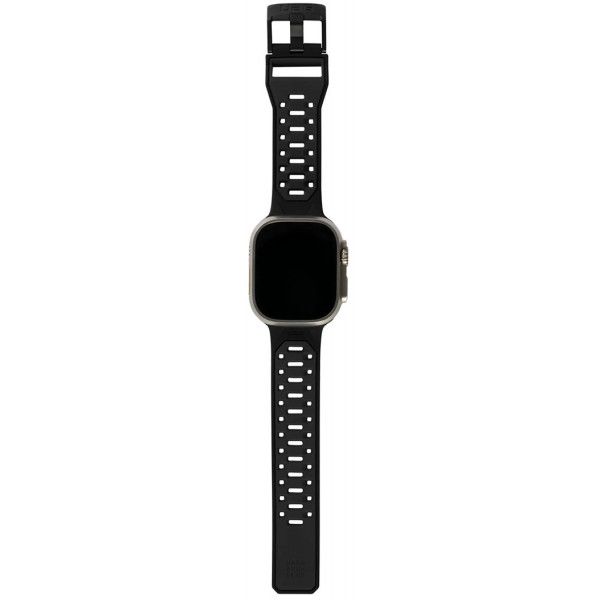  Ремінець UAG для Apple Watch Ultra 49/45/44/42mm Civilian Silicone, Graphite/Black
