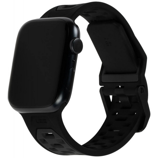  Ремінець UAG для Apple Watch Ultra 49/45/44/42mm Civilian Silicone, Graphite/Black