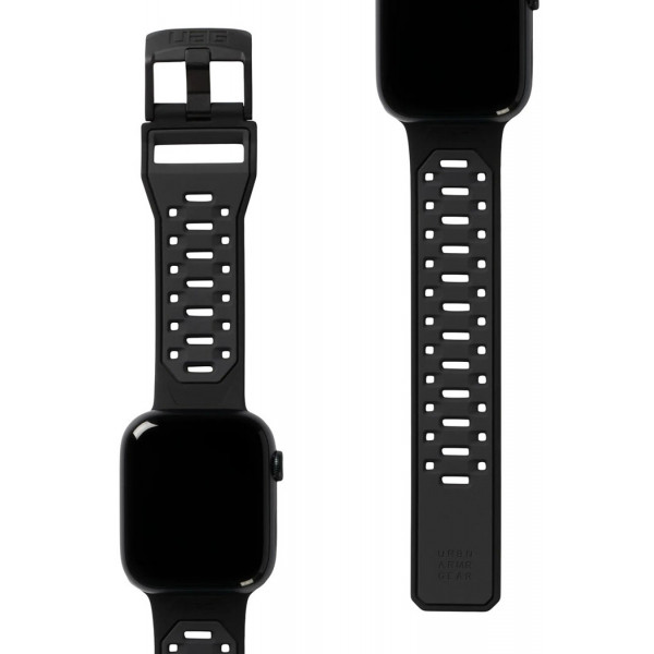  Ремінець UAG для Apple Watch Ultra 49/45/44/42mm Civilian Silicone, Graphite/Black