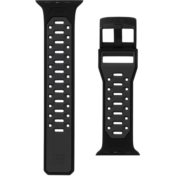  Ремінець UAG для Apple Watch Ultra 49/45/44/42mm Civilian Silicone, Graphite/Black