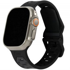  Ремінець UAG для Apple Watch Ultra 49/45/44/42mm Civilian Silicone, Graphite/Black