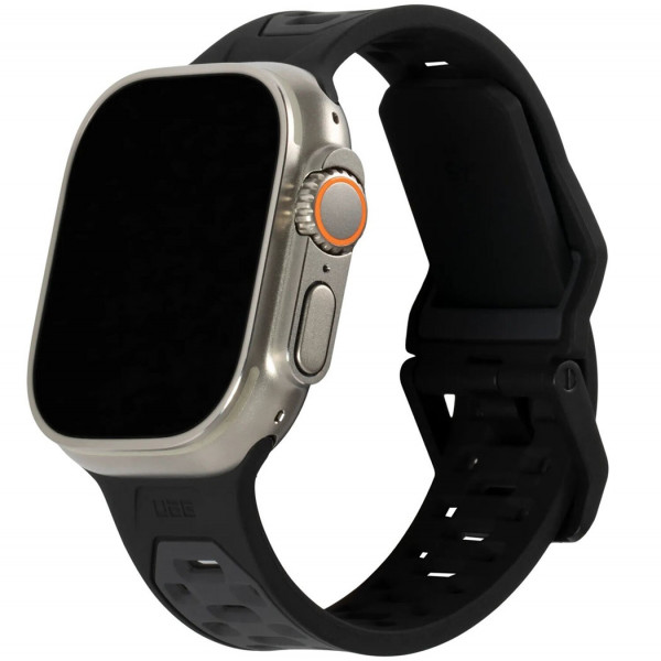  Ремінець UAG для Apple Watch Ultra 49/45/44/42mm Civilian Silicone, Graphite/Black