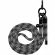  Ремінець для телефона Proove Twist Spiral Cross-Body Strap Black/Silver (PSBSUNOC1515)