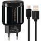  Мережевий зарядний пристрій Gelius Avangard GP-HC06 2USB 24A 12W + кабель Type-C Black