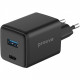  Мережевий зарядний пристрій Proove Pocket GaN 45W Type-C+USB Black (WCPG45110001)