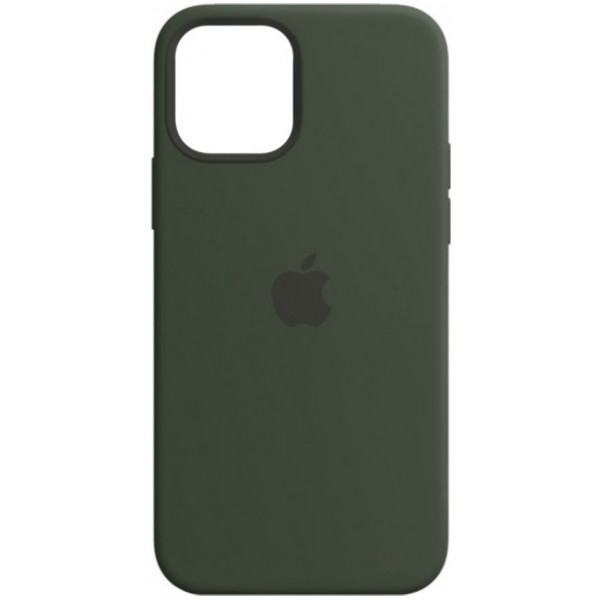  Силіконова накладка Silicone Case 1:1 для iPhone 12 Mini Cyprus Green
