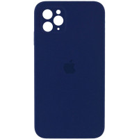 Силіконова накладка Silicone Case Square iPhone 12 Pro Max Navy Blue