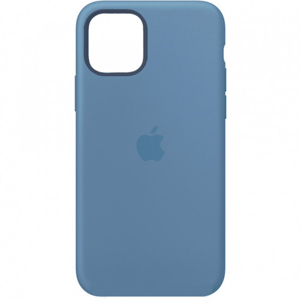  Силіконова накладка Silicone Case для iPhone 12 Mini Azure