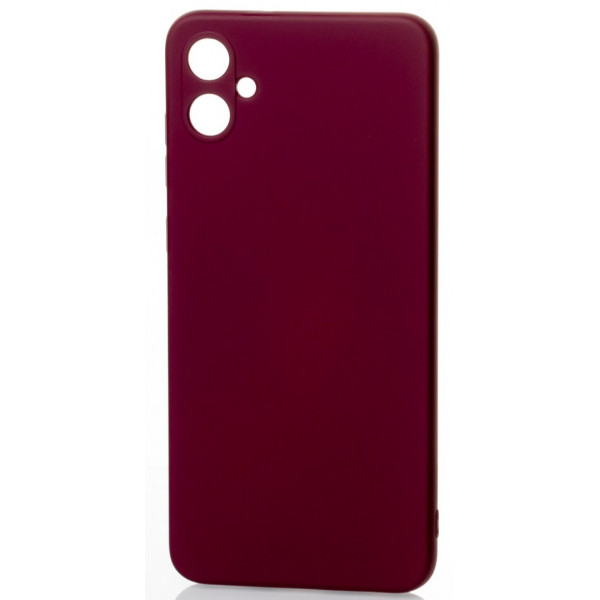  Силіконова накладка Soft Silicone Case для Samsung A05 2023 A055 Burgundy