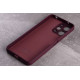  Силиконовая накладка Soft Silicone Case для Xiaomi Redmi 12 Burgundy