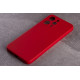  Силиконовая накладка Soft Silicone Case для Xiaomi Redmi 12 Red