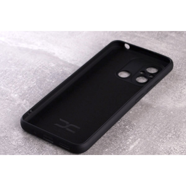  Силиконовая накладка Soft Silicone Case для Xiaomi Redmi 12C Black