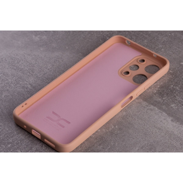  Силиконовая накладка Soft Silicone Case для Xiaomi Redmi 13C Powder