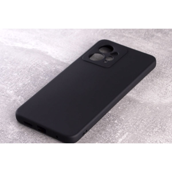  Силиконовая накладка Soft Silicone Case для Xiaomi Redmi Note 12 4G Black