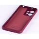 Силиконовая накладка Soft Silicone Case для Xiaomi Redmi Note 12 4G Burgundy