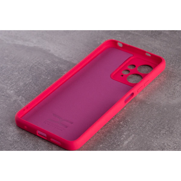  Силиконовая накладка Soft Silicone Case для Xiaomi Redmi Note 12 4G Raspberry
