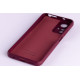  Силиконовая накладка Soft Silicone Case для Xiaomi Redmi Note 12S Burgundy