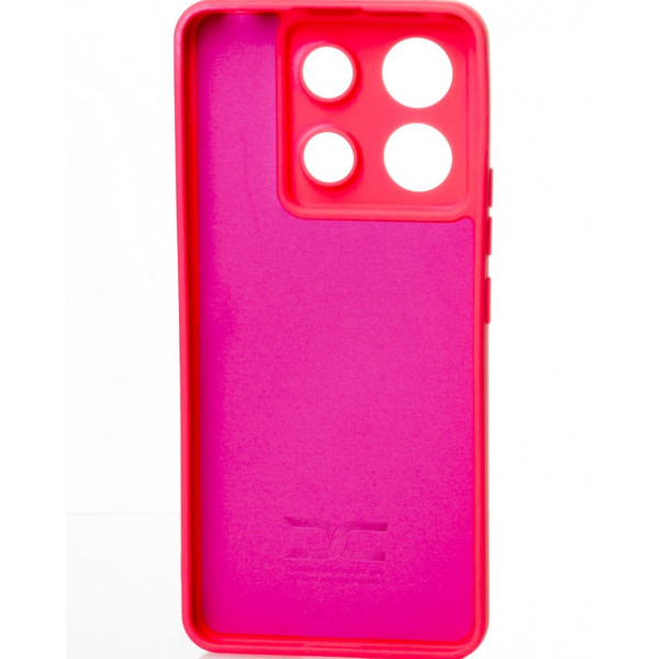  Силиконовая накладка Soft Silicone Case для Xiaomi Redmi Note 13 Pro 5G/Poco X6 5G Raspberry