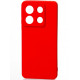 Силіконова накладка Soft Silicone Case для Xiaomi Redmi Note 13 Pro 5G/Poco X6 5G Red