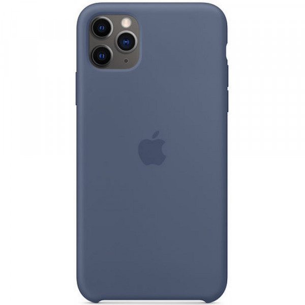  Силіконова накладка Silicone Case 1:1 для iPhone 11 Pro Max Alaskan Blue
