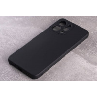 Силиконовая накладка Soft Silicone Case для Xiaomi Redmi 12 Black