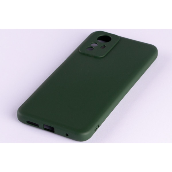  Силіконова накладка Soft Silicone Case для Xiaomi Redmi Note 12S Dark Green