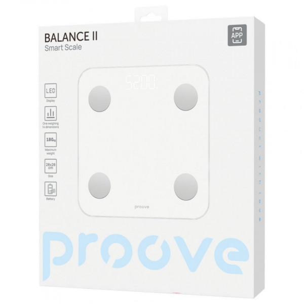  Смарт-ваги Proove Balance II White (SSBC20000002)