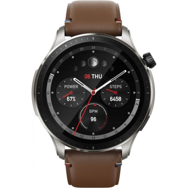  Смарт-годинник Amazfit GTR 4 Vintage Brown Leather