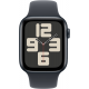  Смарт-часы Apple Watch SE 2024 GPS 40mm Midnight Aluminium Case with Midnight Sport Band - S/M (MXE73QH/A)