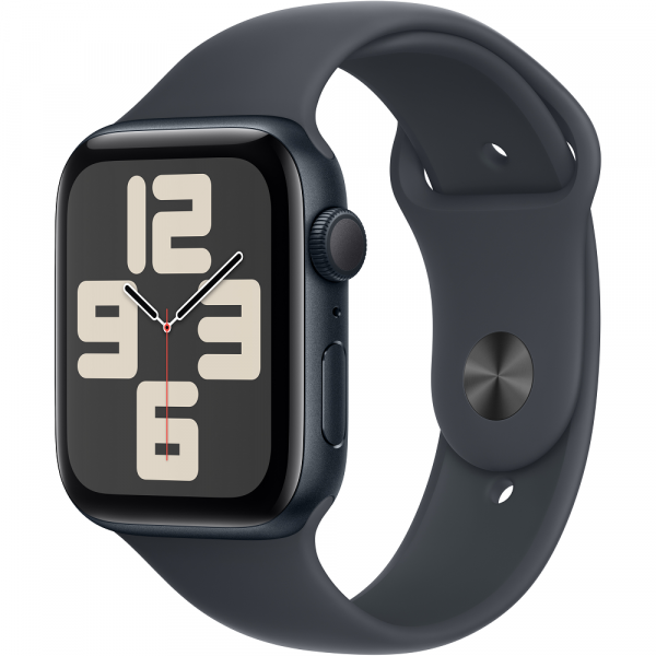 Смарт-часы Apple Watch SE 2024 GPS 40mm Midnight Aluminium Case with Midnight Sport Band - S/M (MXE73QH/A)