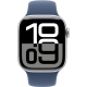  Смарт-годинник Apple Watch Series 10 GPS 46mm Silver Aluminium Case with Denim Sport Band - S/M (MWWL3QH/A)
