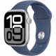  Смарт-годинник Apple Watch Series 10 GPS 46mm Silver Aluminium Case with Denim Sport Band - S/M (MWWL3QH/A)