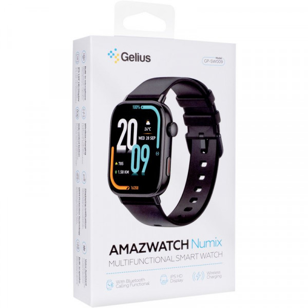  Смарт-годинник Gelius Amazwatch Numix GP-SW009 Black