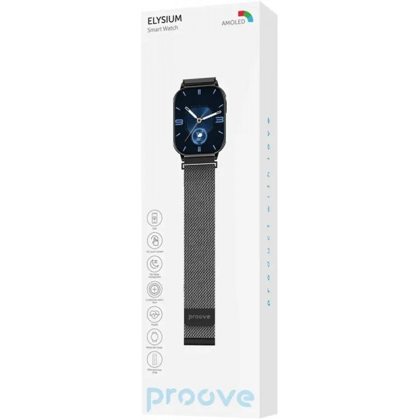  Смарт-годинник Proove Elysium Black (SWEL00000001)