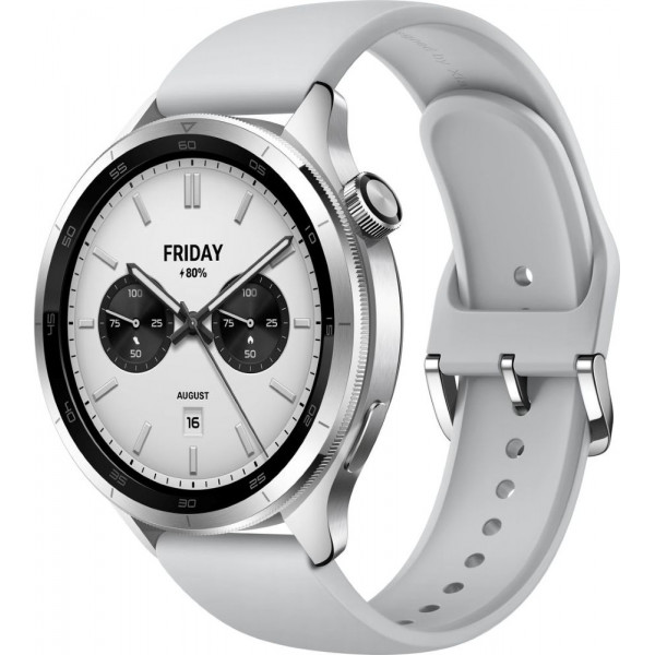  Смарт-годинник Xiaomi Watch S4 Silver (BHR9197GL)