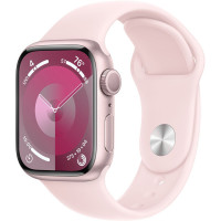 Смарт-час Apple Watch Series 9 GPS 41mm Pink Aluminium Case with Light Pink Sport Band – S/M