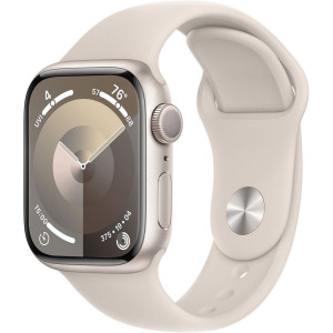  Смарт-час Apple Watch Series 9 GPS 41mm Starlight Aluminium Case with Starlight Sport Band – M/L