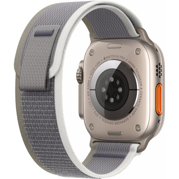  Смарт-час Apple Watch Ultra 2 GPS + Cellular, 49mm Titanium Case with Green/Grey Trail Loop – M/L