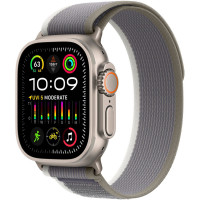 Смарт-час Apple Watch Ultra 2 GPS + Cellular, 49mm Titanium Case with Green/Grey Trail Loop – S/M