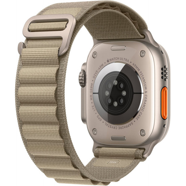  Смарт-час Apple Watch Ultra 2 GPS + Cellular, 49mm Titanium Case with Olive Alpine Loop – Small