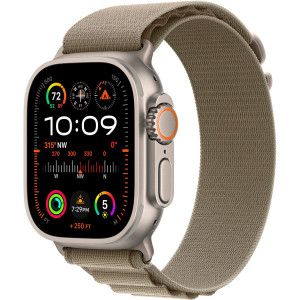  Смарт-час Apple Watch Ultra 2 GPS + Cellular, 49mm Titanium Case with Olive Alpine Loop – Small